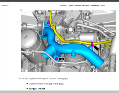 Replacement upper coolant outlet pipe.png